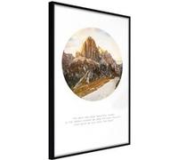 Affiche Murale Encadrée "Peak of Dreams" 30 x 42 cm Noir NOIR G