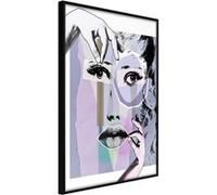 Affiche Murale Encadrée "Pieced Together" 40 x 60 cm Noir Multicolore G