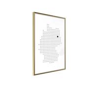 Poster et affiche - Pixel Map of Germany - 40x60 Artgeist (29816)