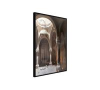 Affiche Murale Encadrée "Place of Peace" 21 x 30 cm Noir