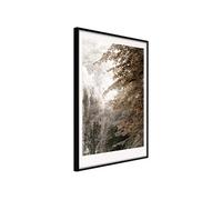 Affiche Murale Encadrée "Pond in the Park" 21 x 30 cm Noir