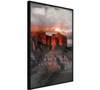 Affiche Murale Encadrée "Power of Nature" 40 x 60 cm Noir Multicolore G