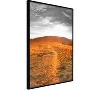 Affiche Murale Encadrée "Prairie" 40 x 60 cm Noir NOIR G