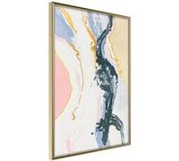 Affiche Murale Encadrée Pulsating Suggestion 30 x 42 cm Or