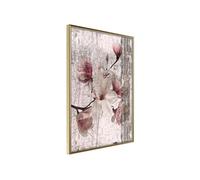 Affiche Murale Encadrée "Queen of Spring Flowers I" 21 x 30 cm Or
