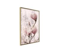 Affiche Murale Encadrée "Queen of Spring Flowers II" 30 x 42 cm Or