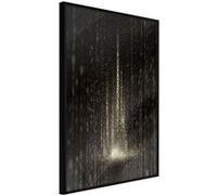 Affiche Murale Encadrée Rain of Light 21 x 30 cm Noir NOIR