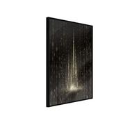 Affiche Murale Encadrée Rain of Light 30 x 42 cm Noir NOIR