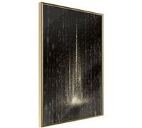 Affiche Murale Encadrée Rain of Light 30 x 42 cm Or