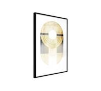 Affiche Murale Encadrée "Retro Records" 21 x 30 cm Noir
