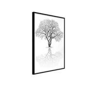 Affiche Murale Encadrée Roots or Treetop 21 x 30 cm Noir