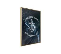 Affiche Murale Encadrée "Sailors' Loved One" 21 x 30 cm Or G