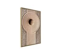 Affiche Murale Encadrée Sandy Roundabout 21 x 30 cm Or