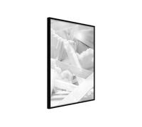 Affiche Murale Encadrée Scaffold in the Clouds 21 x 30 cm Noir