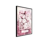 Affiche Murale Encadrée Scent of Peonies 21 x 30 cm Noir