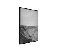 Affiche Murale Encadrée Sea Against the Land 21 x 30 cm Noir NOIR