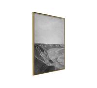 Affiche Murale Encadrée Sea Against the Land 30 x 42 cm Or