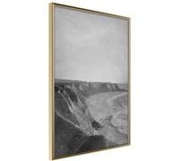 Affiche Murale Encadrée Sea Against the Land 30 x 42 cm Or