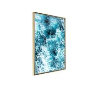 Affiche Murale Encadrée "Sea Foam" 40 x 60 cm Or