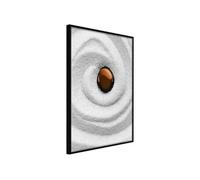 Affiche Murale Encadrée "Sekitei " 21 x 30 cm Noir