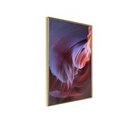 Affiche Murale Encadrée "Shades of Purple I" 30 x 42 cm Or