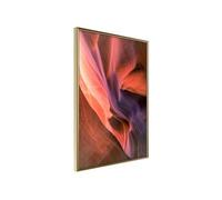 Affiche Murale Encadrée "Shades of Purple II" 30 x 42 cm Or