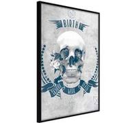 Affiche Murale Encadrée Short Story About Life 21 x 30 cm Noir