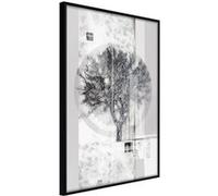 Affiche Murale Encadrée Sign of Winter 21 x 30 cm Noir