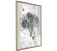 Affiche Murale Encadrée Sign of Winter 21 x 30 cm Or