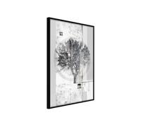 Affiche Murale Encadrée "Sign of Winter" 30 x 42 cm Noir