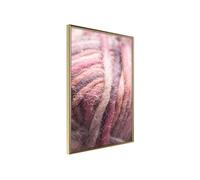 Affiche Murale Encadrée "Skein of Wool" 30 x 42 cm Or