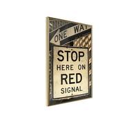 Affiche Murale Encadrée "Snippet of the City" 30 x 42 cm Or