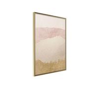 Affiche Murale Encadrée "Sound of Sand" 30 x 42 cm Or