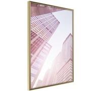 Poster et affiche - Steel and Glass (Pink) - 20x30 Artgeist (33200)