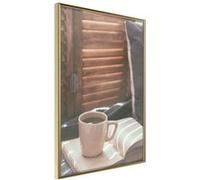 Affiche Murale Encadrée "Sunday Morning" 30 x 42 cm Or Multicolore G