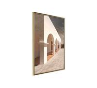 Affiche Murale Encadrée "Sunny Colonnade" 40 x 60 cm Or Multicolore G