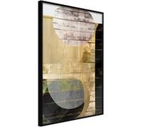 Affiche Murale Encadrée "Sunny Living Room" 21 x 30 cm Noir Multicolore G