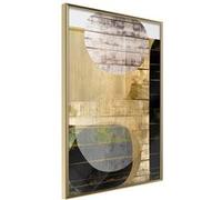 Affiche Murale Encadrée "Sunny Living Room" 40 x 60 cm Or Multicolore G