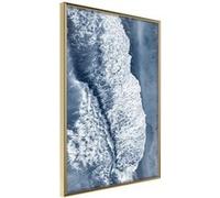 Affiche Murale Encadrée "Surf" 40 x 60 cm Or Multicolore G