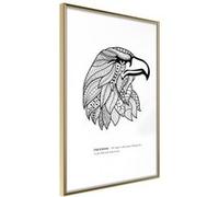 Affiche Murale Encadrée "Symbol of Freedom" 40 x 60 cm Or Multicolore G