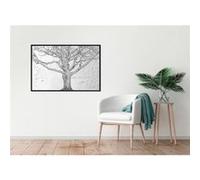 Affiche Murale Encadrée "Tangled Branches" 30 x 20 cm Noir Multicolore G