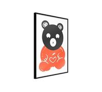 Image encadrée Artgeist Poster et affiche - Teddy Bear in Love - 20x30 (34314)