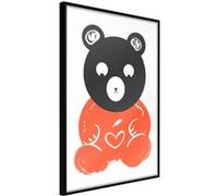 Image encadrée Artgeist Poster et affiche - Teddy Bear in Love - 20x30 (34314)
