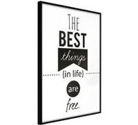 Poster et affiche - The Best Things - 20x30 Artgeist (34476) NOIR