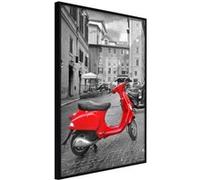 Affiche Murale Encadrée "The Most Beautiful Scooter" 21 x 30 cm Noir NOIR G