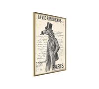 Affiche Murale Encadrée "The Parisian Life" 40 x 60 cm Or