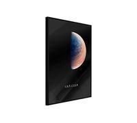 Affiche Murale Encadrée "The Solar System Jupiter" 30 x 42 cm Noir