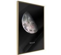Affiche Murale Encadrée "The Solar System Moon" 40 x 60 cm Or Multicolore G