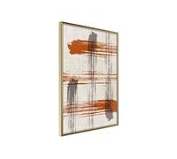Affiche Murale Encadrée "This Is Not a Tic-Tac-Toe" 30 x 42 cm Or