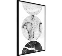 Poster et affiche - Three Shades of Marble - 40x60 Artgeist (34902) NOIR